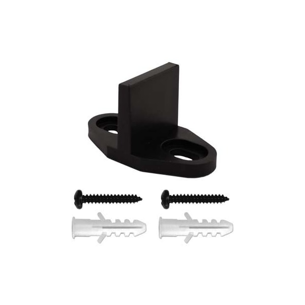 Quiet Glide Black Floor Guide for Barn Doors NT.1403.08 Zoro